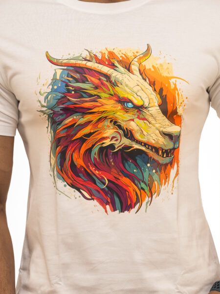 Men's Mythical Dragon Graphic Printed Regular Tshirt