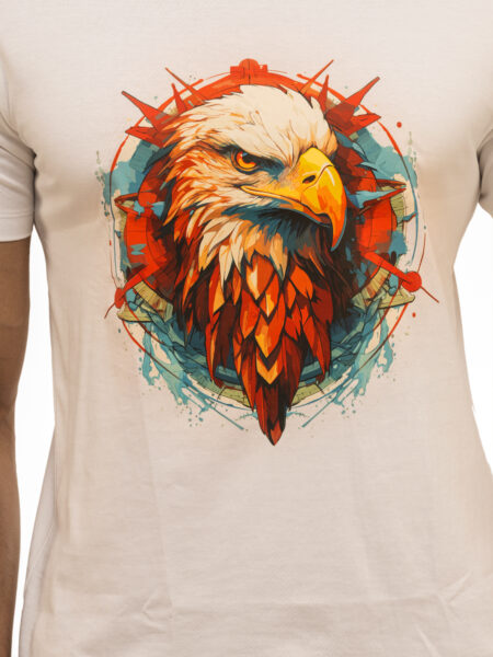 Men's Bold Eagle Graphic Printed Regular Tshirt