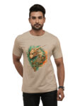 Men’s Mechanical Dragon Graphic Printed Regular Tshirt