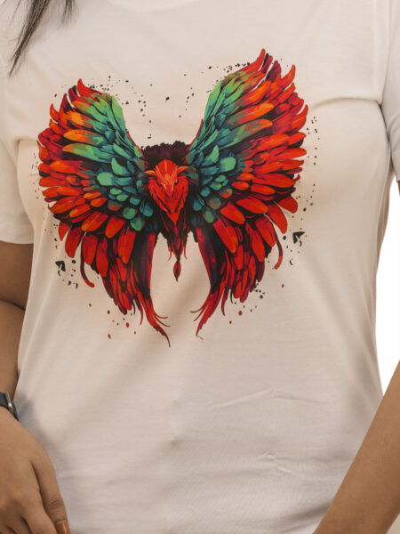 Women's Fantasy Wings Graphic Printed Regular Tshirt