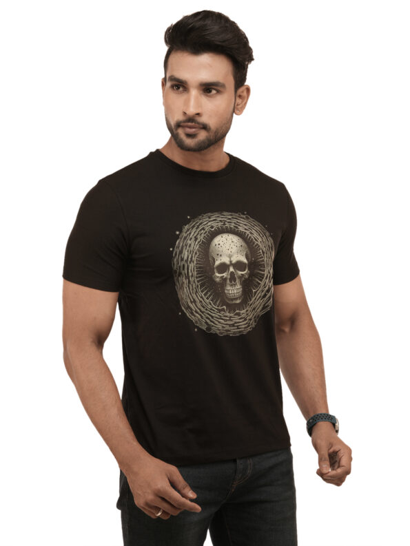 Men's Skull Within Graphic Printed Regular Tshirt