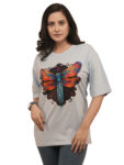 Women's Dragonfly Graphic Printed Oversized Tshirt