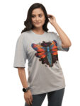 Women’s Dragonfly Graphic Printed Oversized Tshirt