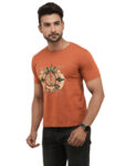 Men’s Boho Compass Graphic Printed Regular Tshirt