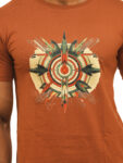 Men’s Boho Compass Graphic Printed Regular Tshirt