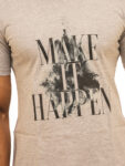 Men’s Make It Happen Typography Regular Tshirt