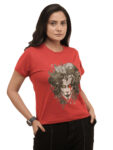 Women’s Steampunk Joker Graphic Printed Regular Tshirt