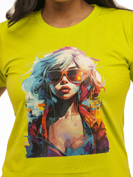 Women's Trendy Girl Graphic Printed Regular Tshirt