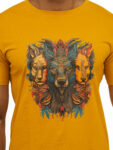 Men’s Wolf Pack Graphic Printed Regular Tshirt