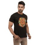 Men’s Retro Compass Printed Regular Tshirt