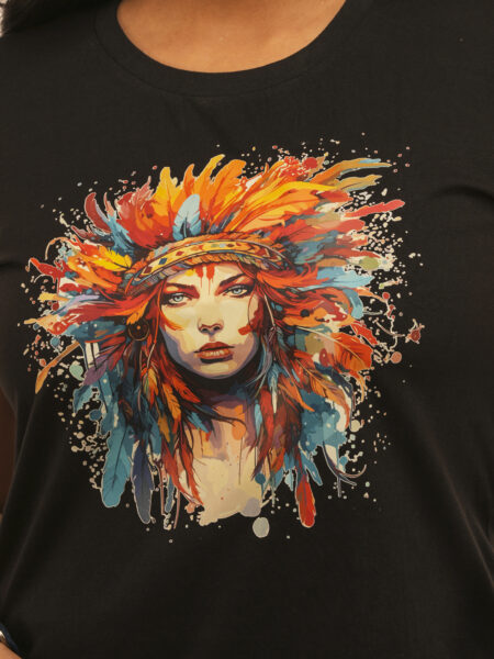 Women's Free Spirit Graphic Printed Regular Tshirt