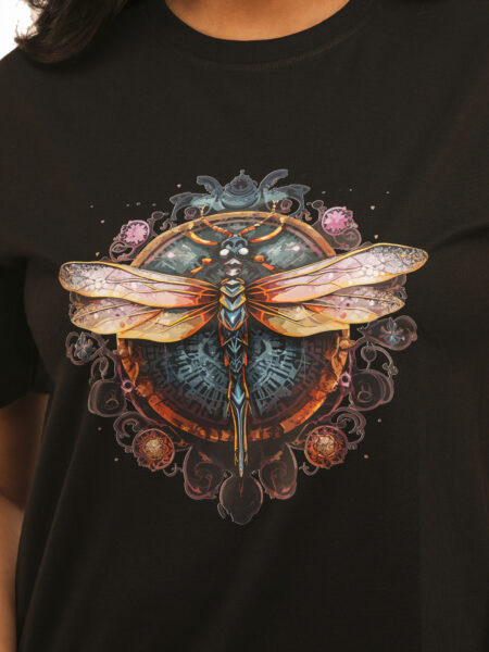 Women's Dragonfly Graphic Printed Regular Tshirt