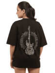 Women’s Rock On Graphic Printed Oversized Tshirt