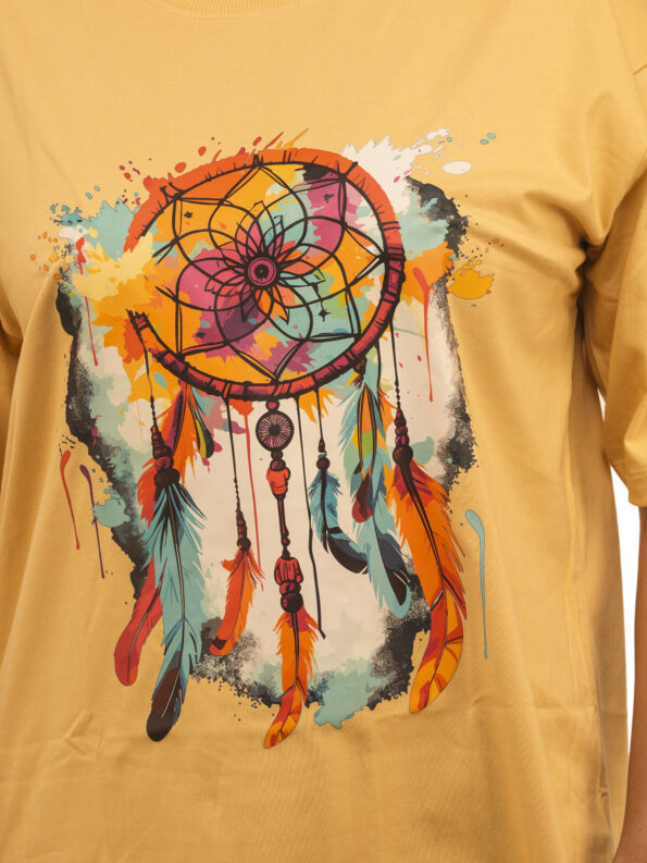 Women's Dreamcatcher Graphic Printed Oversized Tshirt