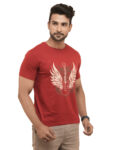 Men’s Winged Guitar Graphic Printed Regular Tshirt